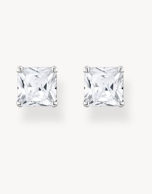 Thomas Sabo - Ohrstecker aus 925er Sterlingsilber mit weißem Schmuckstein