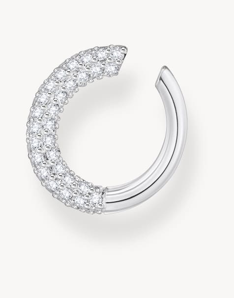 Thomas Sabo - Oorcuffs in zilver en wit - view 1