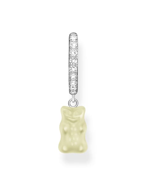 Thomas Sabo - Oorringen met beerhangertje van sterling zilver - view 1