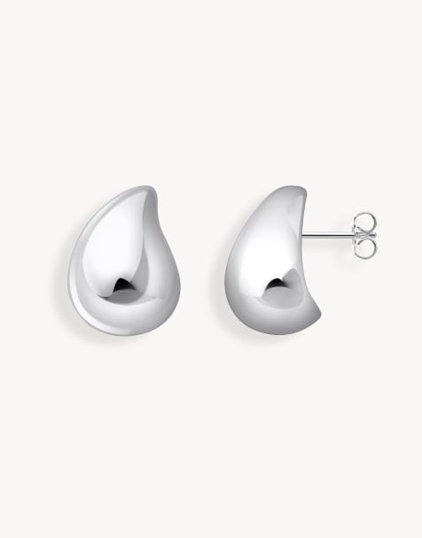 Thomas Sabo - Orecchini a bottone argentati - view 1