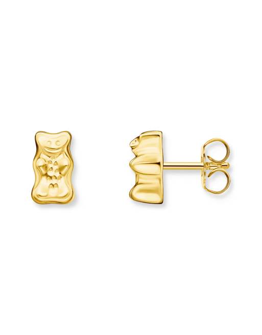 Thomas Sabo - Orecchini a bottone dorati con orso , 3 di 3