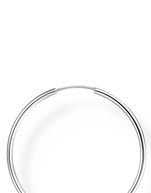 Thomas Sabo - Orecchini a cerchio medi in argento sterling , 2 di 3