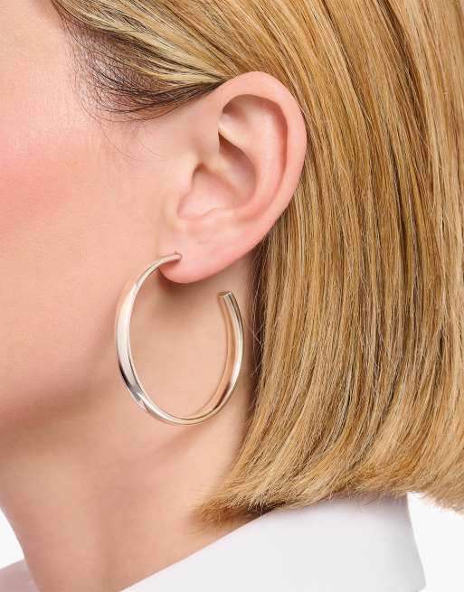Thomas Sabo - Orecchini a cerchio spessi grandi argento, 3 di 3