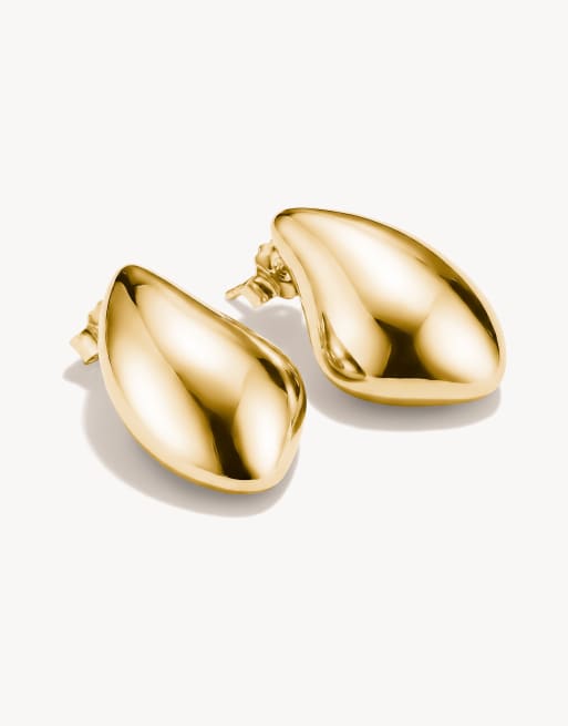Thomas Sabo orecchini a goccia dorati, 2 di 4