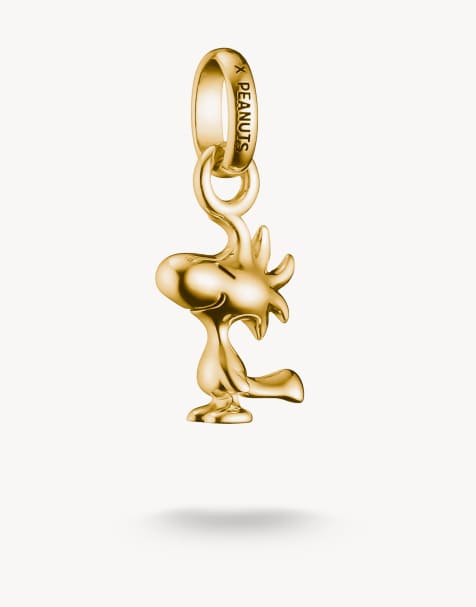 Thomas Sabo - Peanuts Connect - Pendentif Woodstock en plaqué or 18 carats - Doré - view 1