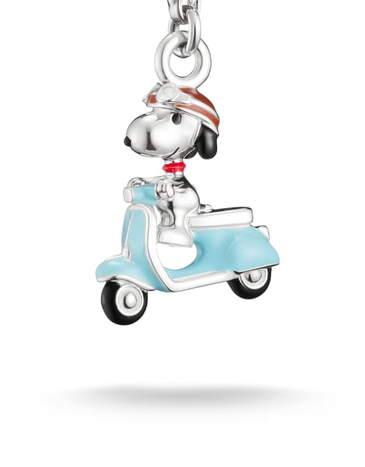 Thomas Sabo Peanuts™ snoopy charm on vespa original silver in silver,  black, red, 3 of 4