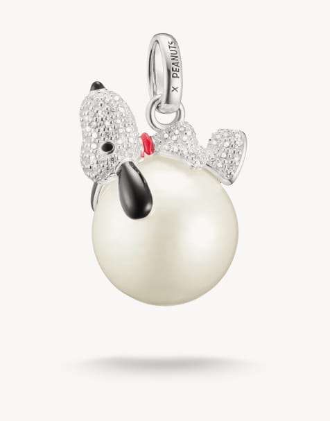Thomas Sabo Pendant in silver, white, black, red - SILVER - view 1