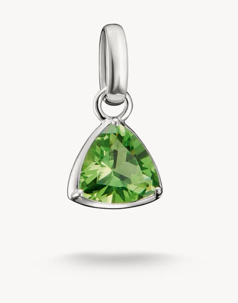 Thomas Sabo - Pendentif charm - Argenté et vert clair - view 1