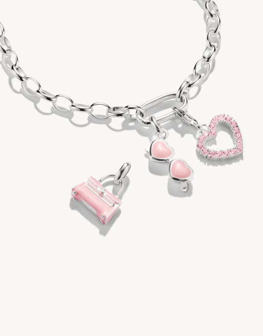 Thomas Sabo - Pendentif charm club connect lunettes de soleil rose - Argenté, 2 de 4