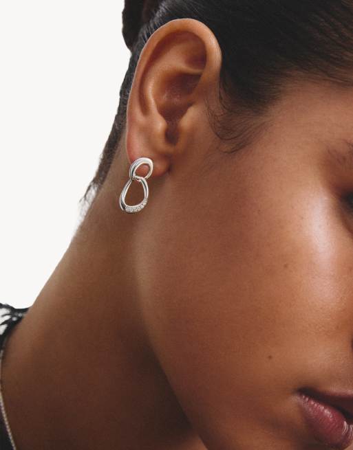 Thomas Sabo - Pendientes con circonita blanca en plata, blanco, 3 de 4