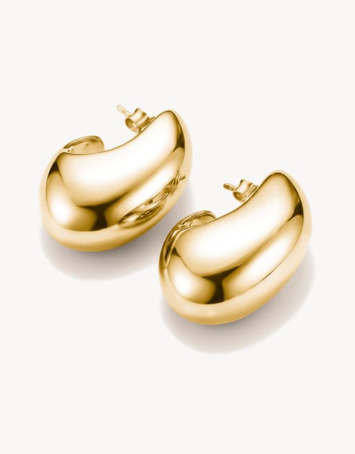 Thomas Sabo - Pendientes de aro dorados, 2 de 4