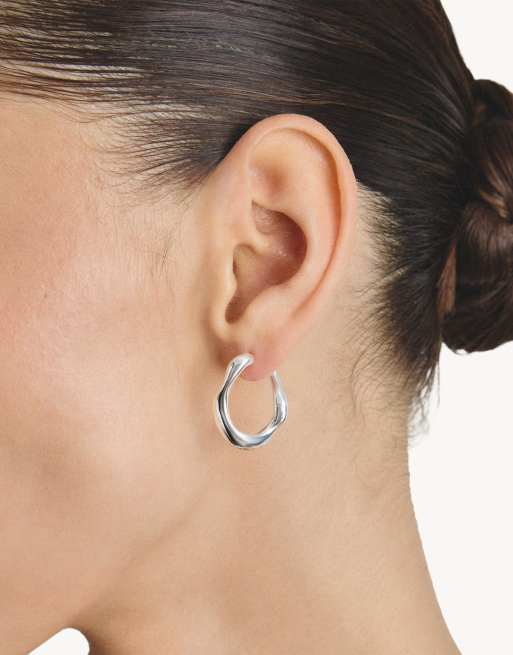 Thomas Sabo - pendientes de aro en plata, 3 de 4