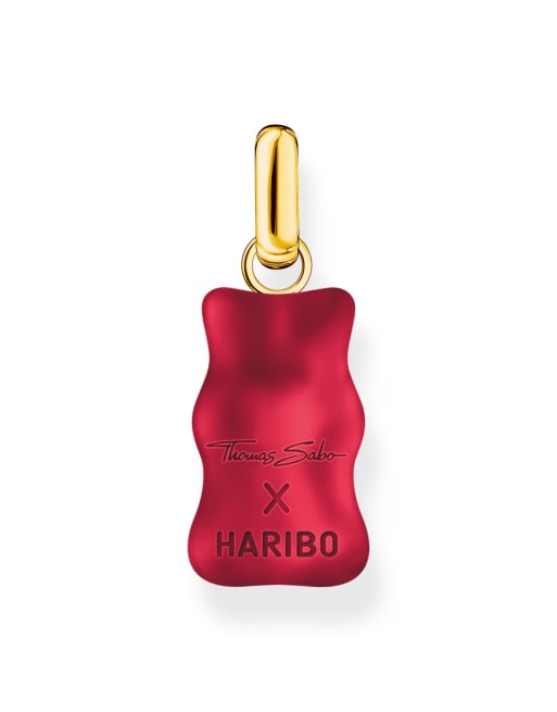 Thomas Sabo Red Bear Pendant in sterling silver & 18k yellow gold plating, 3 of 3