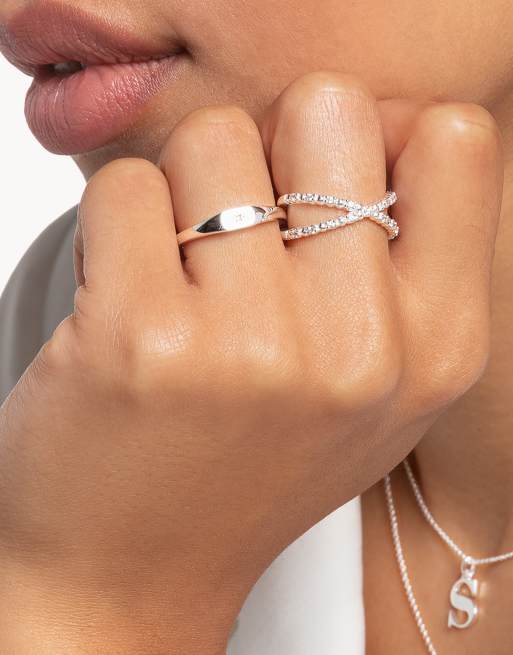 Thomas Sabo – Ring aus 925er Sterlingsilber mit Sterndesign