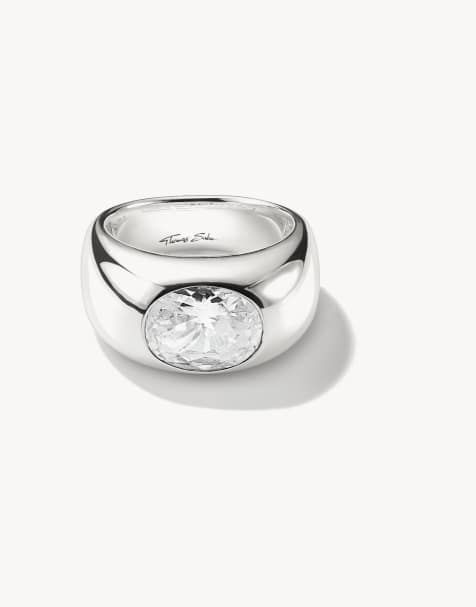 Thomas Sabo Ring in silver, white - view 1