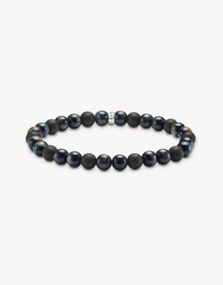 Thomas Sabo - Silberarmband in Schwarz und Blau