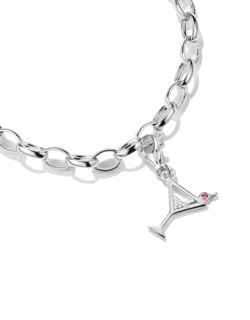 Thomas Sabo – Silberfarbener Charm-Cocktail-Anhänger aus 925er Sterlingsilber , 3 von 3