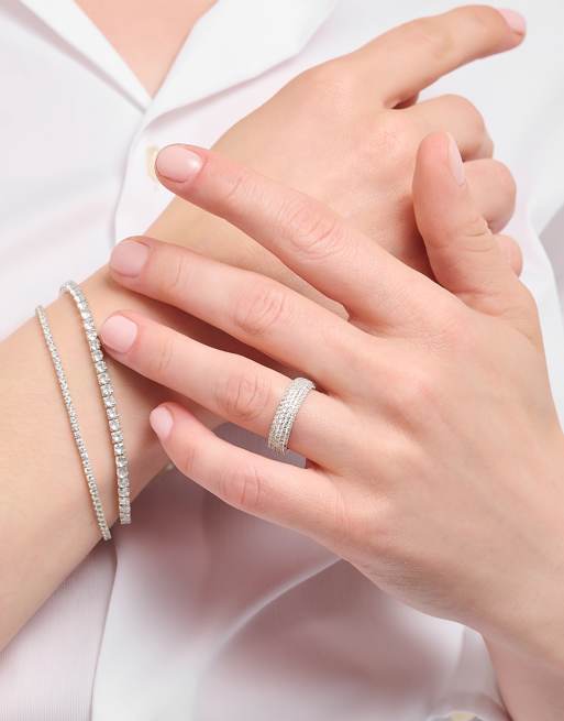 Thomas Sabo Silver tennis bracelet with white zirconia in silver, 3 of 3