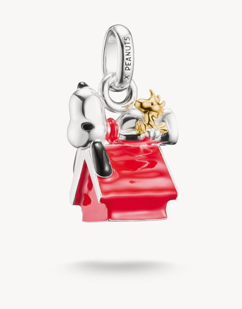 Thomas Sabo - Snoopy - 18k vergulde hanger met hangertje in multi - view 1