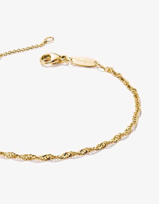 Thomas Sabo – Vergoldetes Bettelarmband im Singapur-Design in Gold, 2 von 3