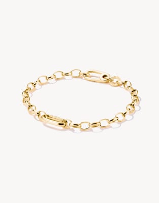 Thomas Sabo - Vergoldetes Bettelarmband in Gold mit Connect-Glied