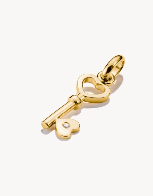 Thomas Sabo - Verguld hangertje met 'Love Key Connect'-hangertje in geelgoud en wit, 2 van 3