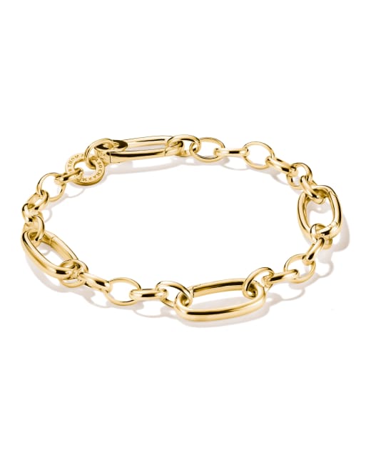 Thomas Sabo - Vergulde bedelarmband met drie connect schakels in goud, 3 van 3