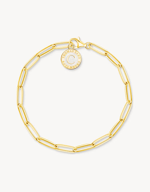 Thomas Sabo - Vergulde bedelarmband met witte charmista munt in multi, 2 van 3