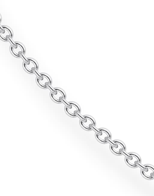 Thomas Sabo - Zilveren ketting met roze hartvormig hangertje in zilver, 3 van 3