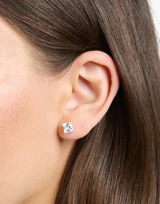 Thomas Sabo - Zilveren oorknopjes met witte steen in 925 sterling zilver, 2 van 3