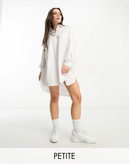 Asos white dress petite best sale