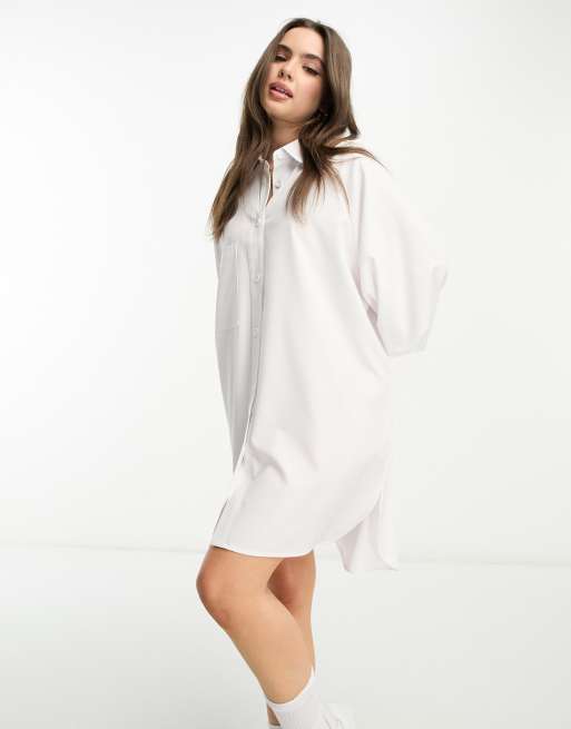 White shirt best sale dress petite