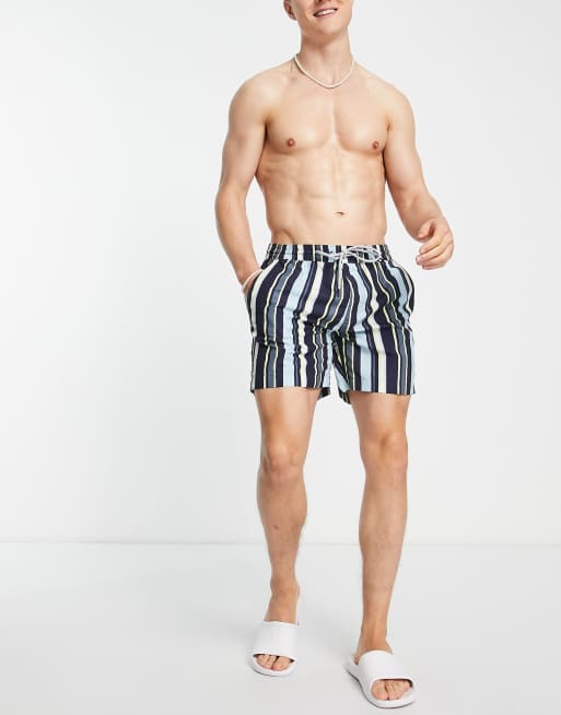 Vertical cheap striped shorts