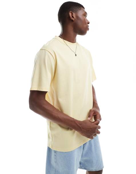 Threadbare 200GSM relaxed fit t-shirt in lemon yellow - view 1