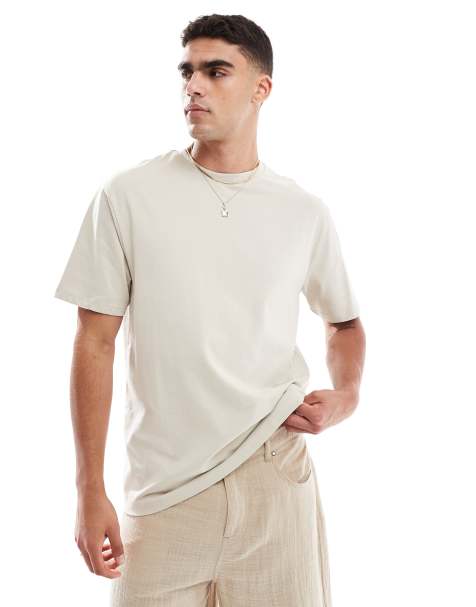 Threadbare 200GSM short sleeve t-shirt in light gray - view 1