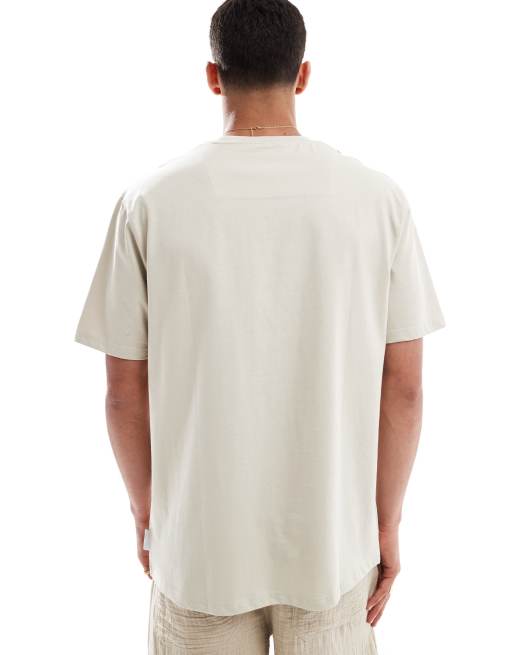 Threadbare 200GSM short sleeve t-shirt in light grey