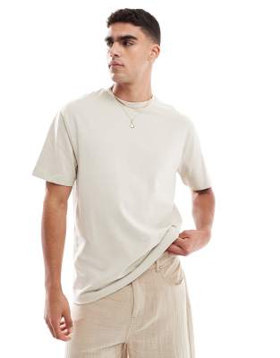 Threadbare Threadbare 200GSM short sleeve t-shirt in light grey