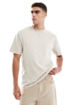 [Threadbare] Threadbare 200GSM short sleeve t-shirt in light grey S Silver Lining