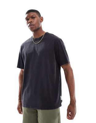 Threadbare Threadbare 220 GSM cotton short sleeve t-shirt in black