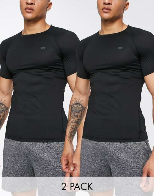 Active Raglan Muscle Fit Compression Top