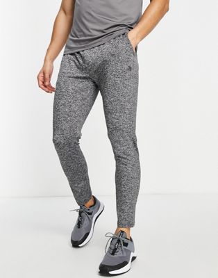 Threadbare Active super skinny training joggers in charcoal
