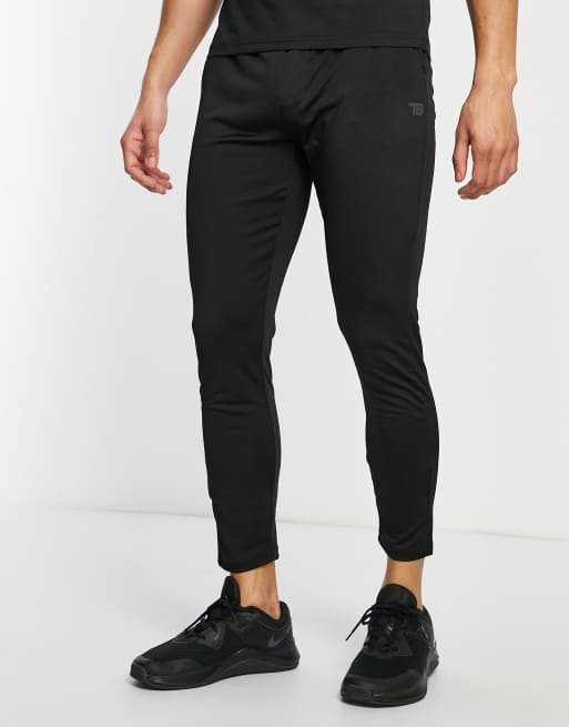 Threadbare – Active – Svarta extra skinny träningsbyxor