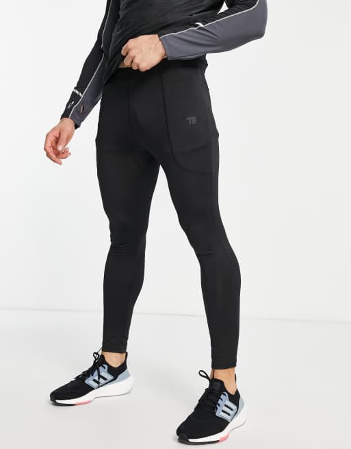 Threadbare – Active – Svarta tränings-tights