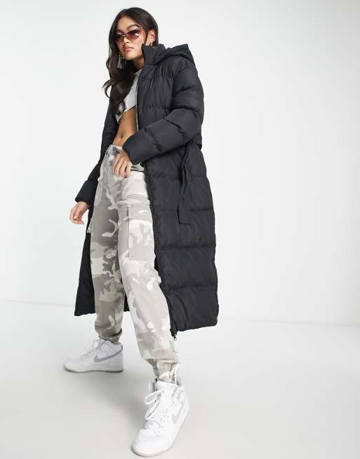 threadbare jodie longline puffer coat