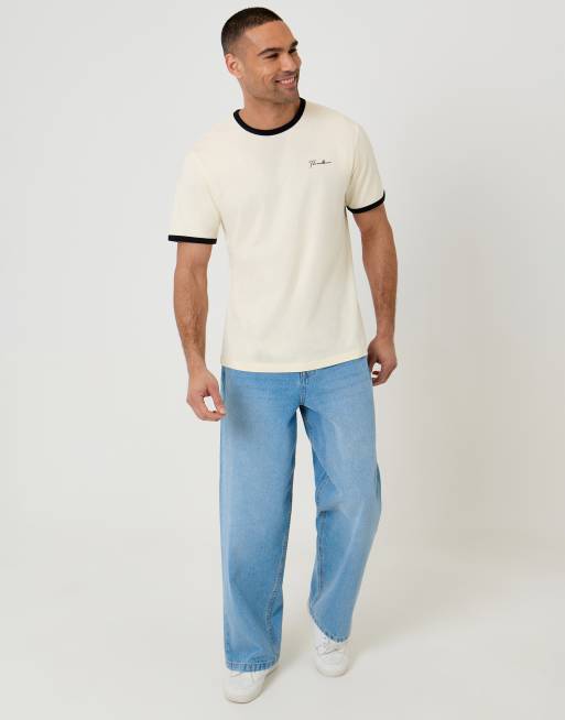 Threadbare Baggy fit jeans in light blue, 2 of 4