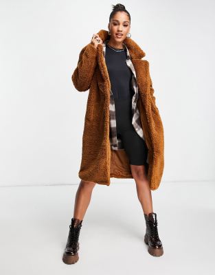 tanned teddy bear coat