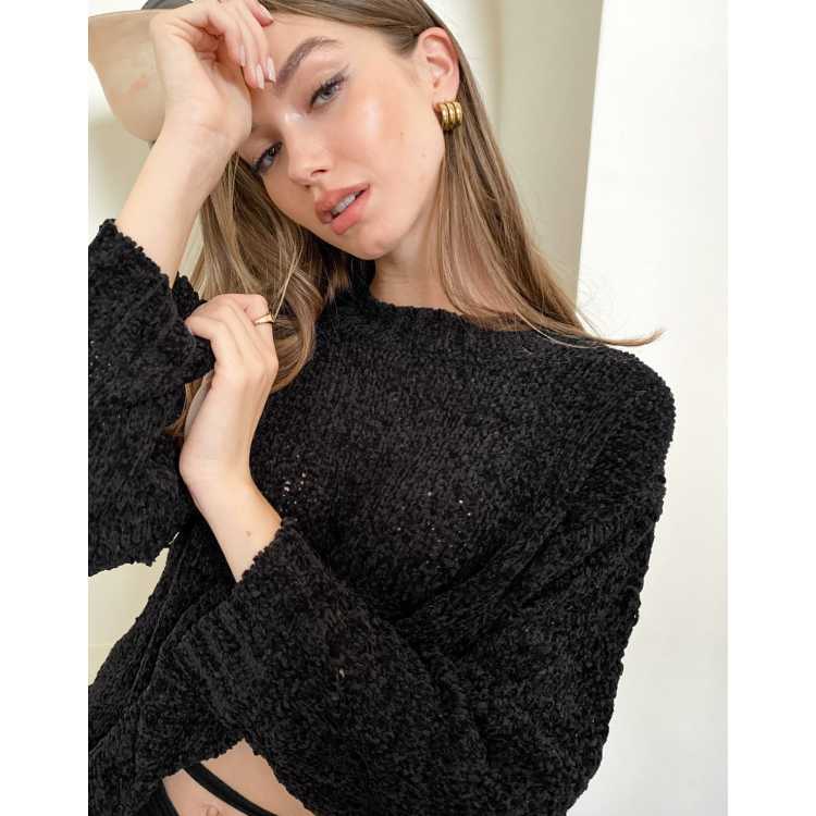 Chenille on sale oversized sweater