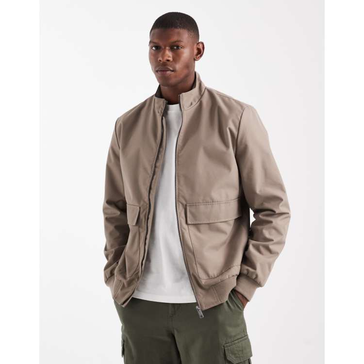 TAUPE/トープ/Diamond Pattern Bomber Jacket TAUPE/トープ/Diamond