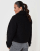 Threadbare Borg cropped jacket in black