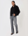 Threadbare Borg cropped jacket in black